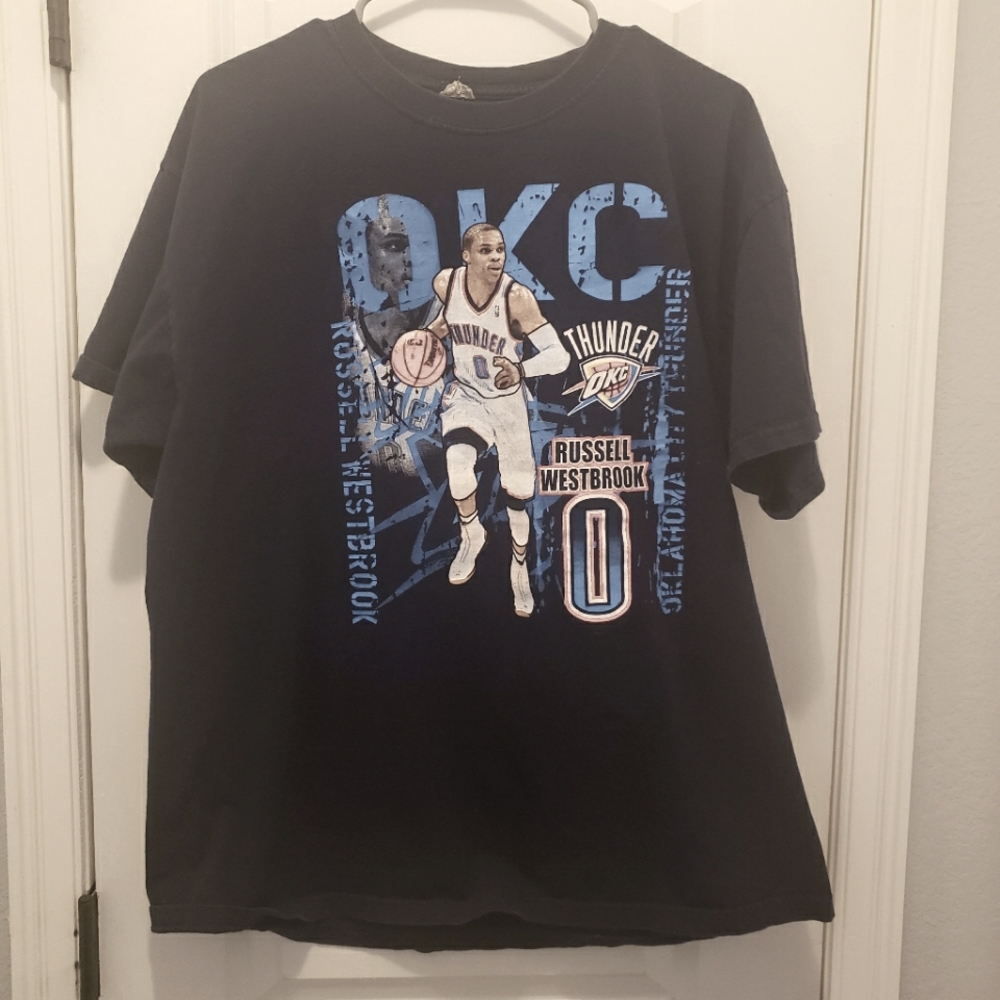 NBA brand Russell Westbrook OKC Thunder tee